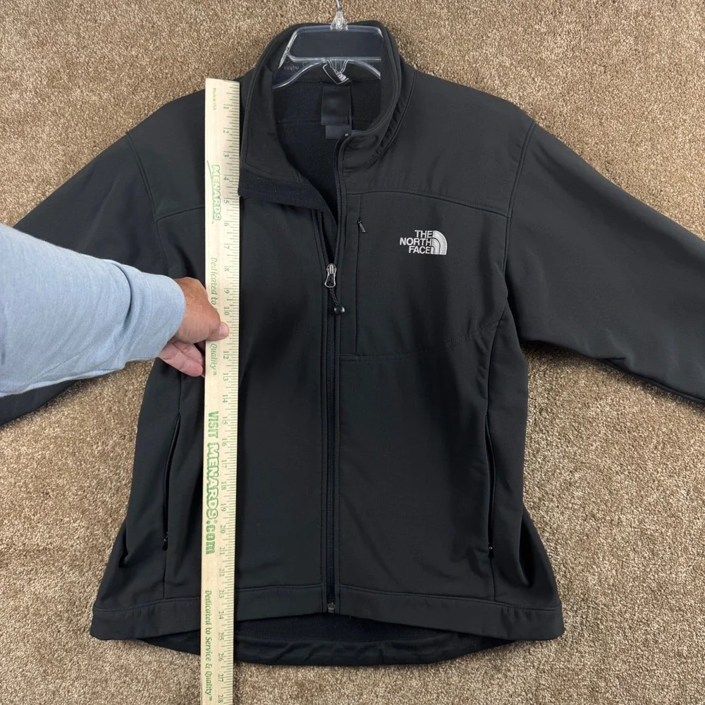 The North Face Apex Bionic Softshell Jacket Mens Black Medium Fleece Lined